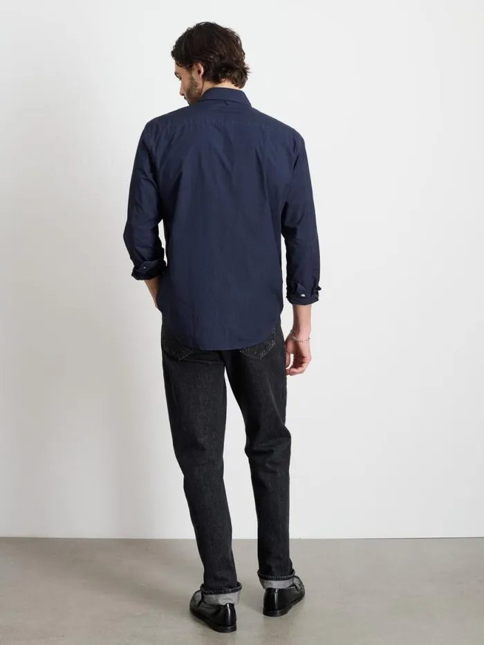 Alex Mill Mill Shirt In Cotton Poplin Dark Navy Men Shirts