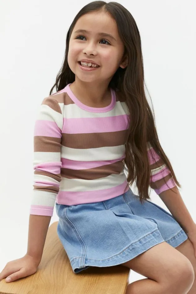 Child TShirts and Tops Seed Heritage Stripe Rib Tee Multi