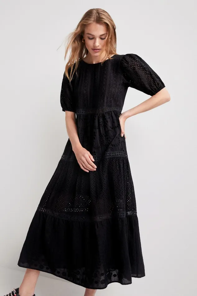 Embroidery Boho Dress Women Desigual Dresses