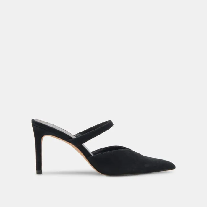 Heels Women Dolce Vita Kanika Heels Onyx Suede