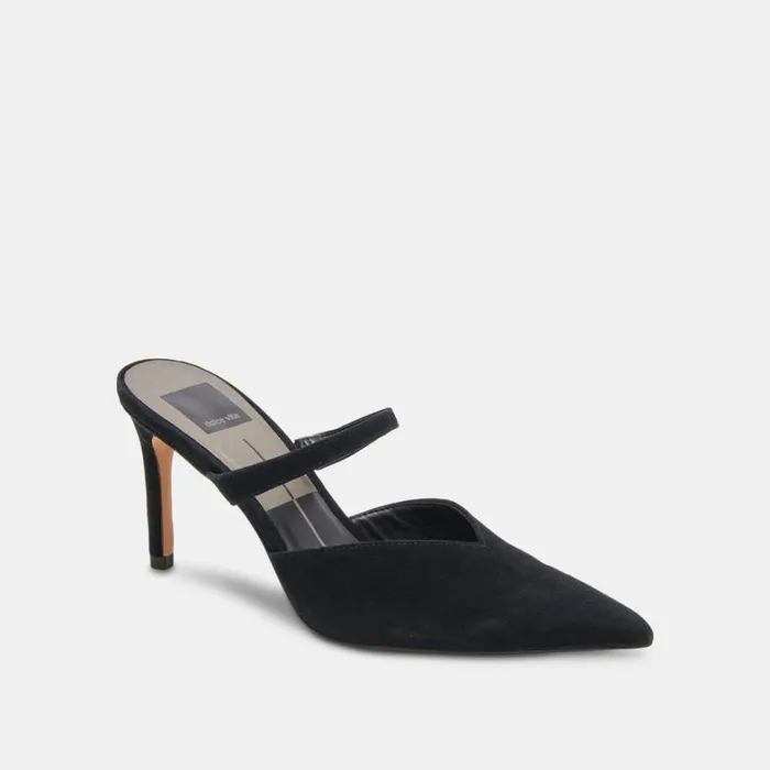 Heels Women Dolce Vita Kanika Heels Onyx Suede