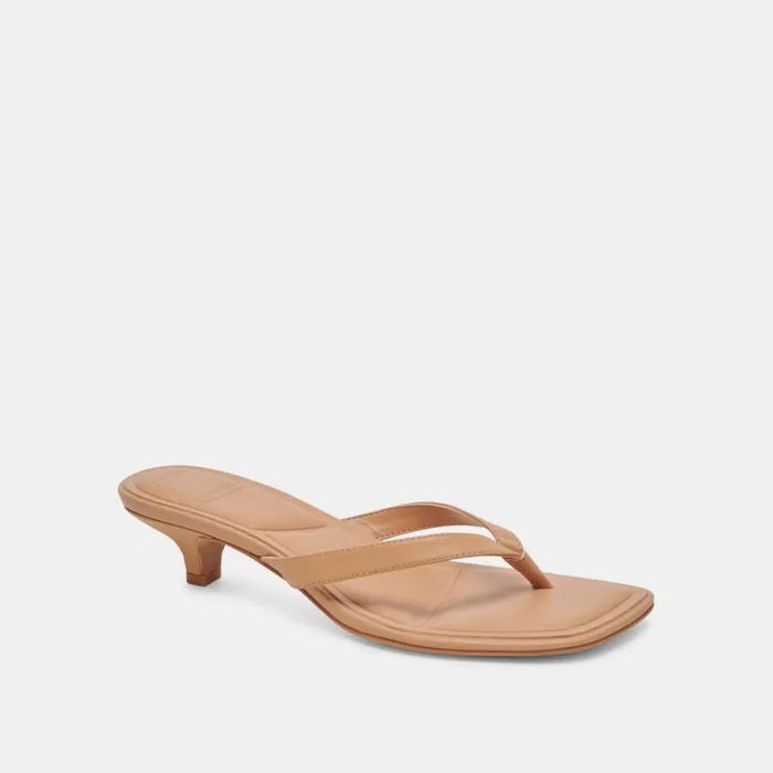 Heels Women Dolce Vita Tasiah Sandals Light Tan Leather