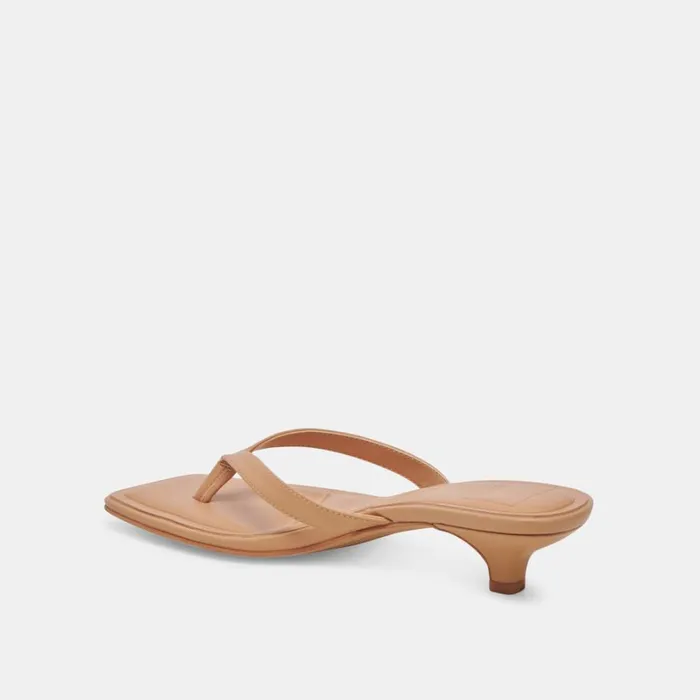 Heels Women Dolce Vita Tasiah Sandals Light Tan Leather