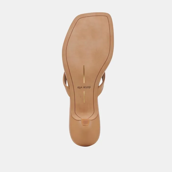 Heels Women Dolce Vita Tasiah Sandals Light Tan Leather