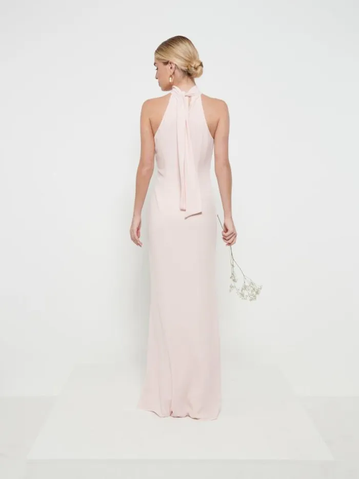 Pretty Lavish Chiffon Bridesmaid Dresses Blush Odelle Chiffon Maxi Bridesmaid Dress Pretty Lavish Blush 8211 Women