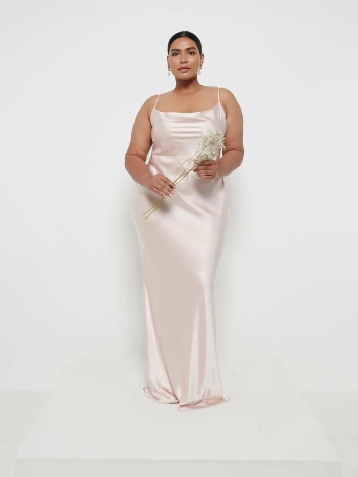 Pretty Lavish Satin Bridesmaid Dresses Keisha Maxi Bridesmaid Dress Curve Matte True Blush 8211 Women Pretty Lavish Satin Bridesmaid Dresses Keisha Maxi Bridesmaid Dress Curve Matte True Blush 8211 Women
