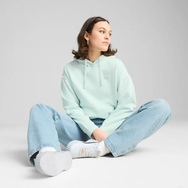 Puma Hoodies and Sweatshirts ESS ELEVATED Comfort Hoodie Peaceful Blue 8211 Women Puma Hoodies and Sweatshirts ESS ELEVATED Comfort Hoodie Peaceful Blue 8211 Women