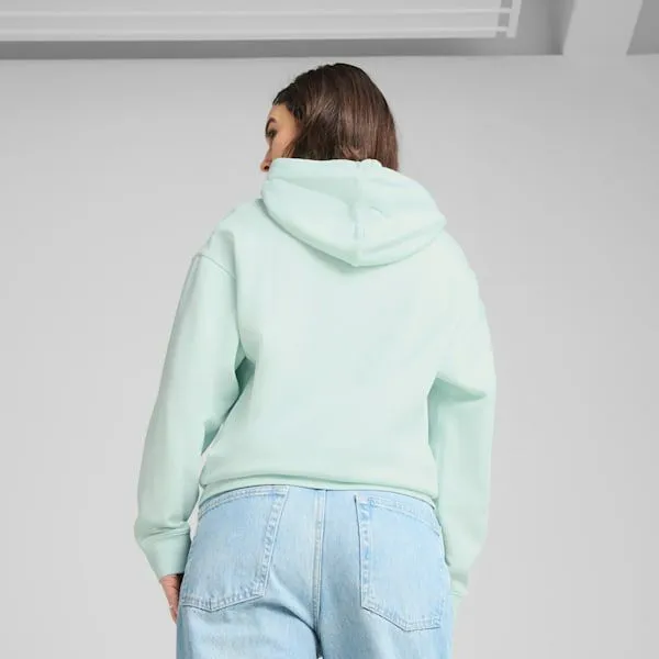 Puma Hoodies and Sweatshirts ESS ELEVATED Comfort Hoodie Peaceful Blue 8211 Women Puma Hoodies and Sweatshirts ESS ELEVATED Comfort Hoodie Peaceful Blue 8211 Women