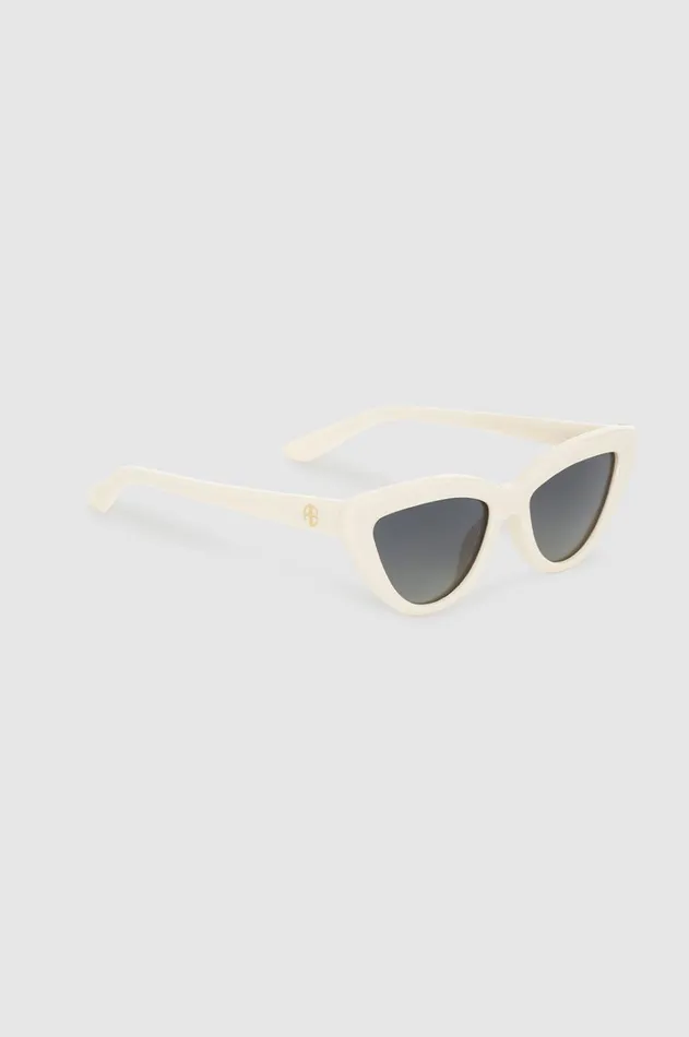 Sunglasses Women ANINE BING Sedona Sunglasses In Ivory ANINE BING