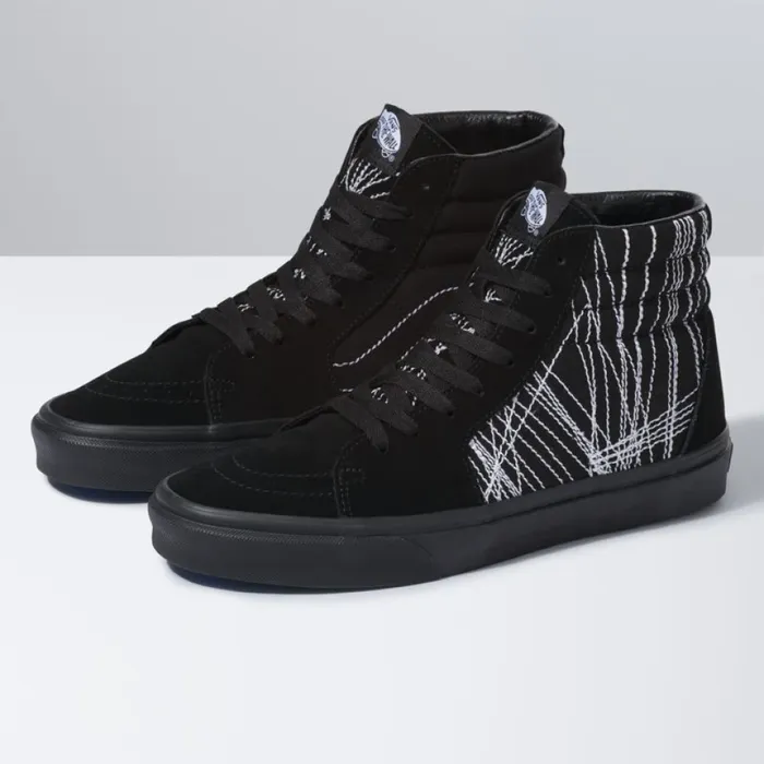 Vans Classics Shoes MenWomen Frenzy Sk8Hi BlackTrue White
