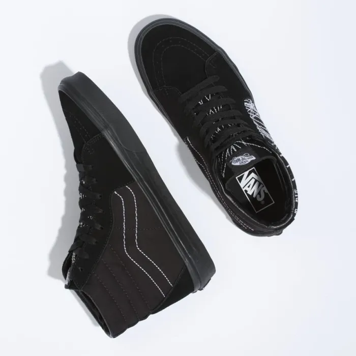 Vans Classics Shoes MenWomen Frenzy Sk8Hi BlackTrue White Vans Classics Shoes MenWomen Frenzy Sk8Hi BlackTrue White