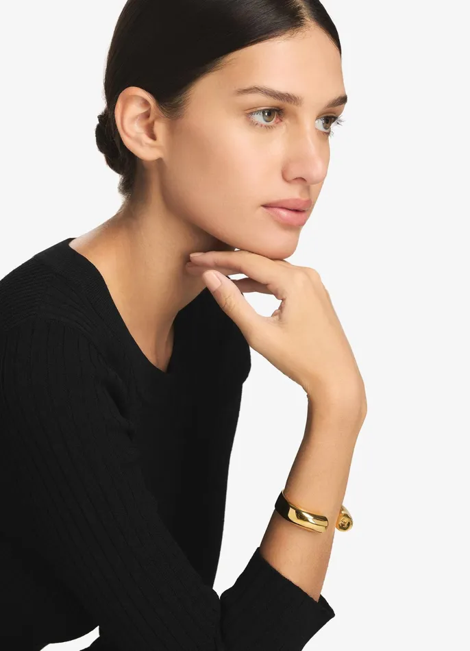 Women Christina Caruso Jewelry St John Christina Caruso Torus Cuff Gold Women Christina Caruso Jewelry St John Christina Caruso Torus Cuff Gold