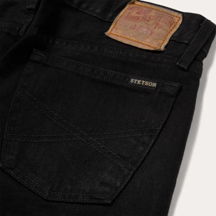 1120 Slim Fit Standard Straight Leg Jean Black Men Stetson Boot Cut