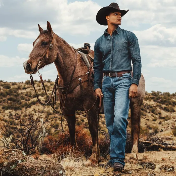 1312 Modern Fit Jean Blue Men Stetson Modern Cut