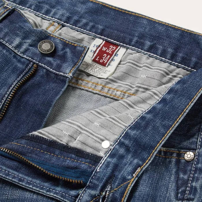 1312 Modern Fit Jean Blue Men Stetson Modern Cut