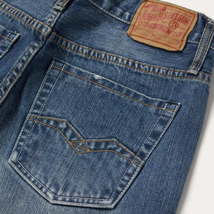 1312 Modern Fit Jean Blue Men Stetson Modern Cut