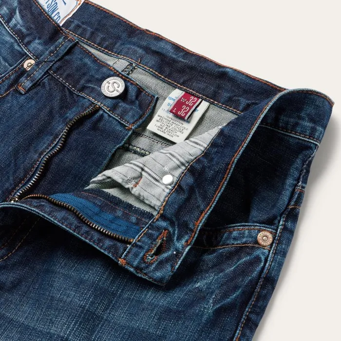1520 Standard Straight Leg Jean Blue Men Stetson Modern Cut