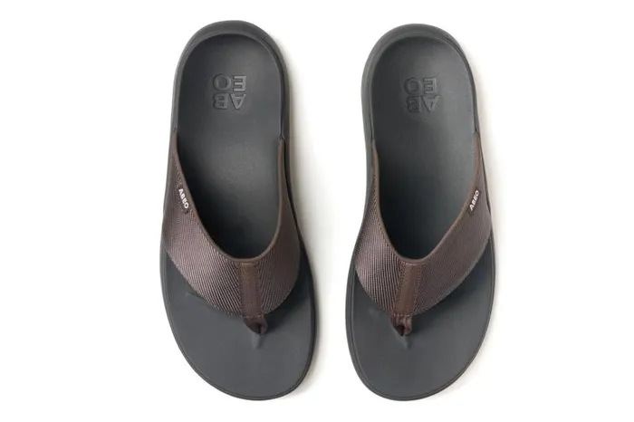 ABEO Alpha Brown Mens Abeo Sandals