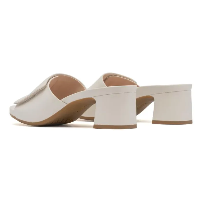 ABEO Avenue Slide White Womens Abeo Dress