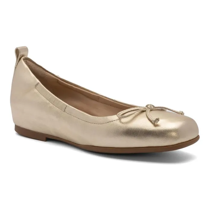 ABEO Cadence Bow Metatarsal Gold Womens Abeo Dress