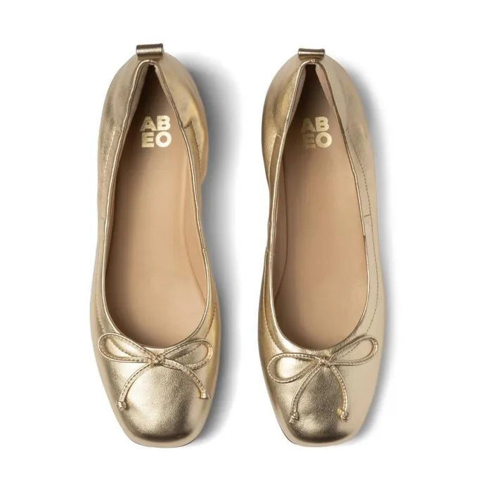 ABEO Cadence Bow Metatarsal Gold Womens Abeo Dress