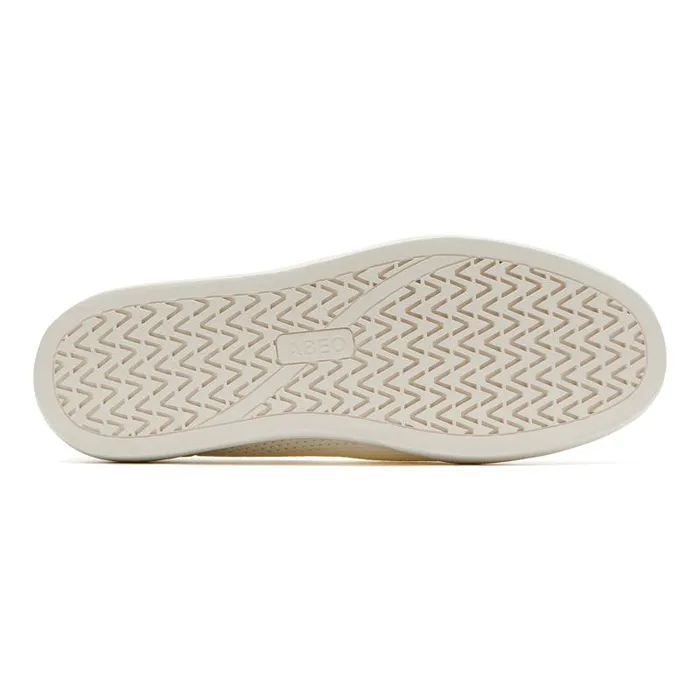 ABEO Encore Knit Slip On White Womens Abeo Sneakers