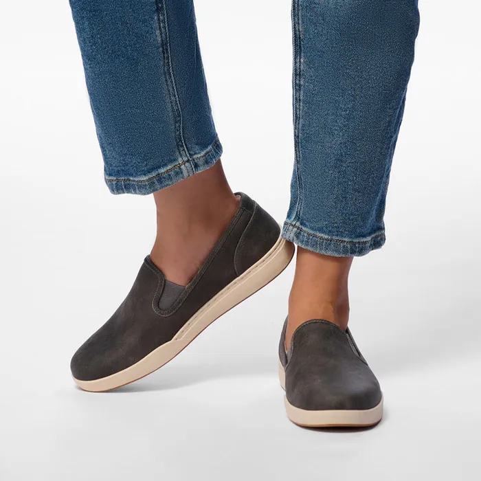 ABEO Encore Slip On Metatarsal Grey Womens Abeo Sneakers