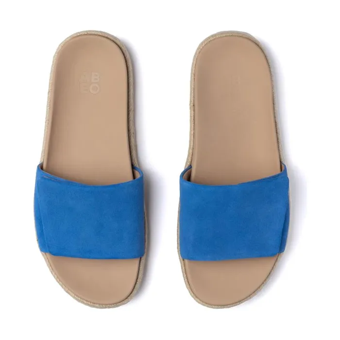 ABEO Isle Slide Blue Womens Abeo Sandals
