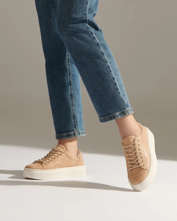 ABEO Jumpstreet Sneaker Metatarsal Beige Womens Abeo Sneakers