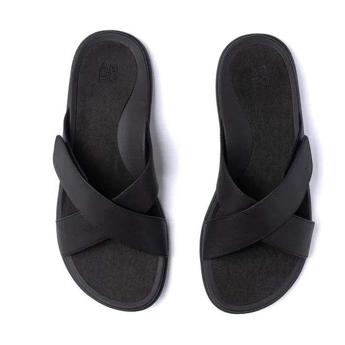 ABEO Laguna Slide Metatarsal Black Womens Abeo Sandals
