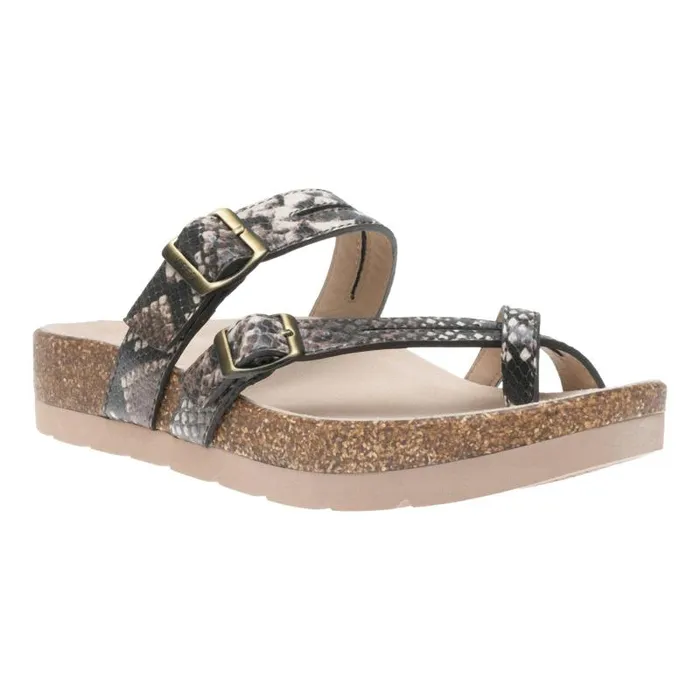 ABEO Lanai Thong Sandal Metatarsal Animal Print Womens Abeo Sandals