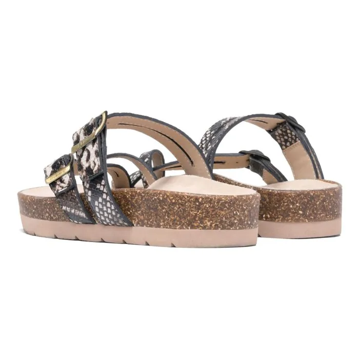 ABEO Lanai Thong Sandal Metatarsal Animal Print Womens Abeo Sandals