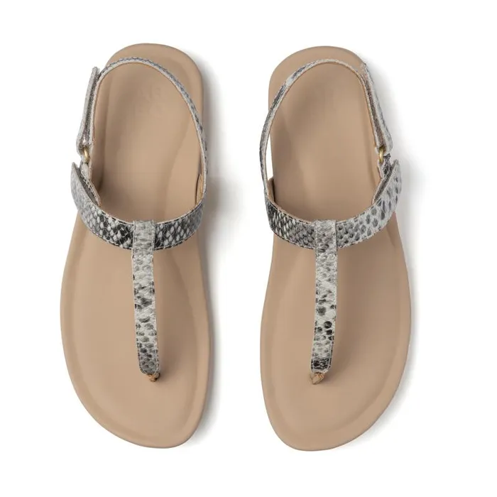 ABEO Oasis T Strap Metatarsal Animal Print Womens Abeo Sandals