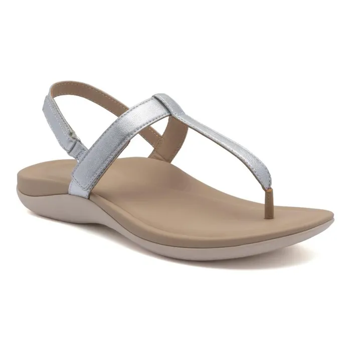 ABEO Oasis T Strap Metatarsal Grey Womens Abeo Sandals