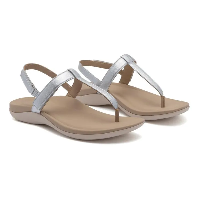 ABEO Oasis T Strap Metatarsal Grey Womens Abeo Sandals