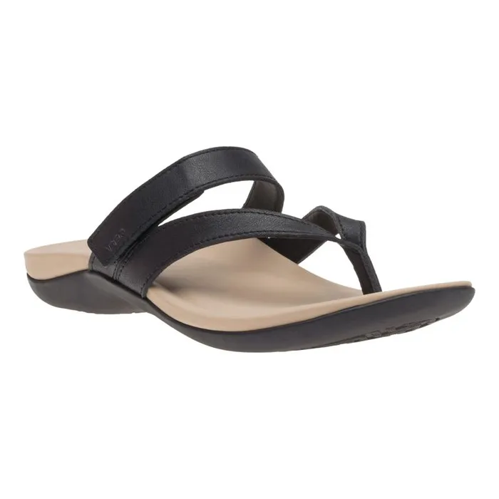 ABEO Oasis Thong Sandal Black Womens Abeo Sandals