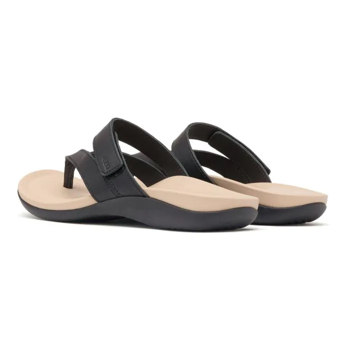 ABEO Oasis Thong Sandal Black Womens Abeo Sandals