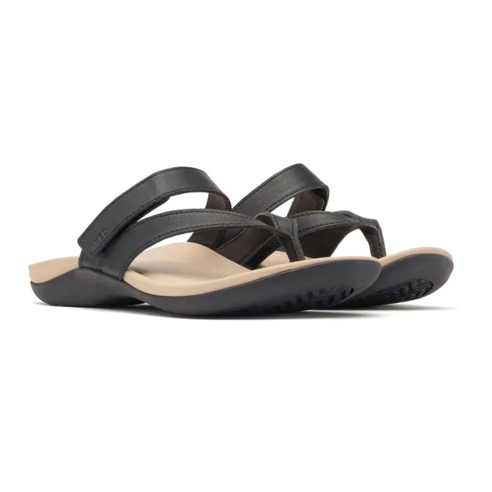 ABEO Oasis Thong Sandal Black Womens Abeo Sandals