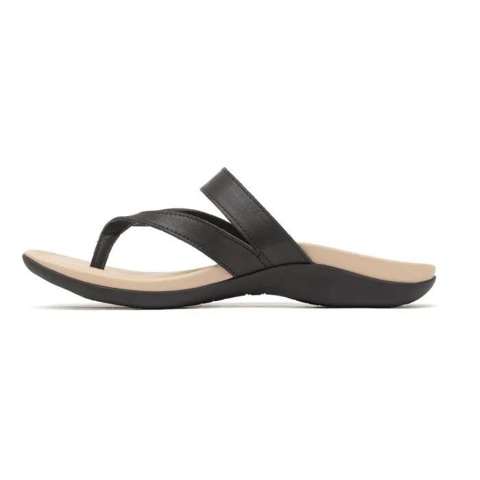 ABEO Oasis Thong Sandal Black Womens Abeo Sandals