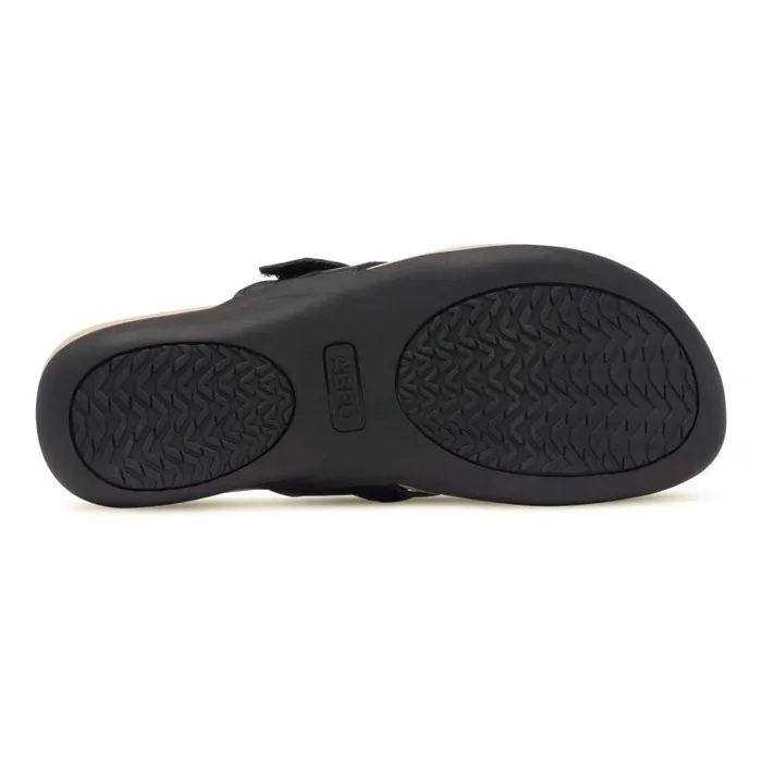 ABEO Oasis Thong Sandal Black Womens Abeo Sandals