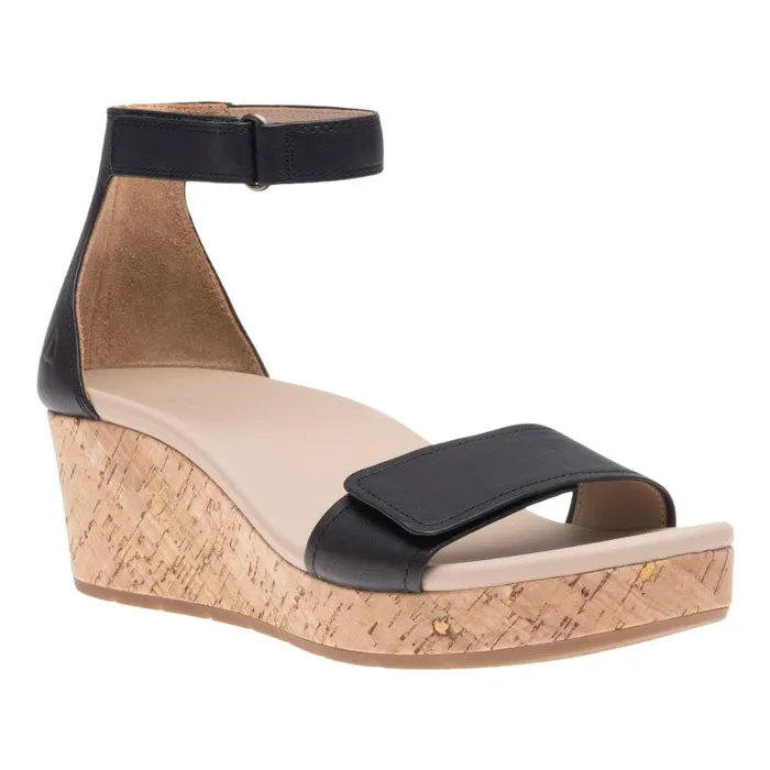 ABEO Riviera Ankle Sandal Metatarsal Black Womens Abeo Sandals