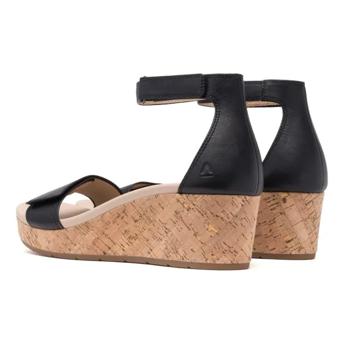 ABEO Riviera Ankle Sandal Metatarsal Black Womens Abeo Sandals
