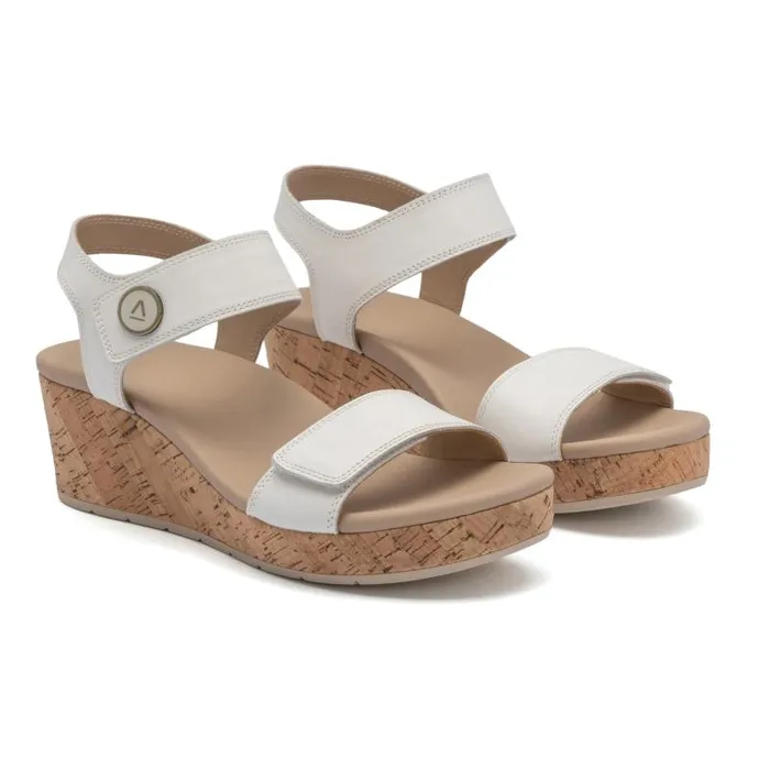 ABEO Riviera Strap Sandal White Womens Abeo Sandals