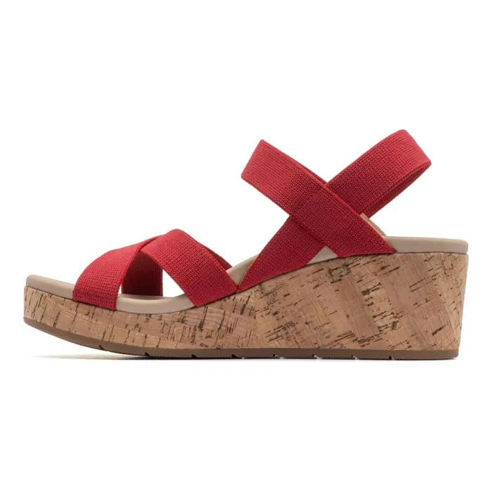 ABEO Riviera Stretch Red Womens Abeo Sandals