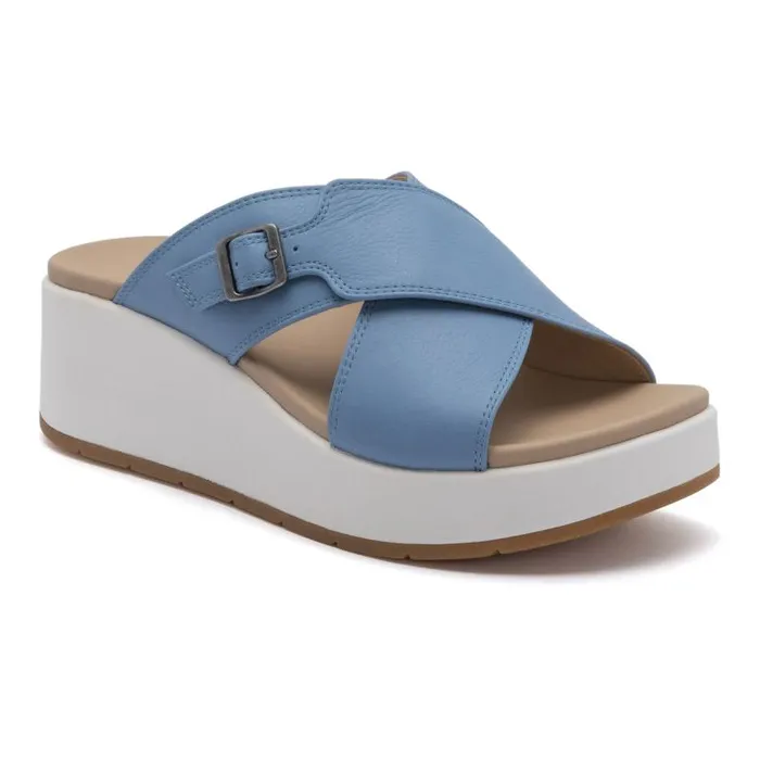 ABEO Solstice Cross Slide Blue Womens Abeo Sandals