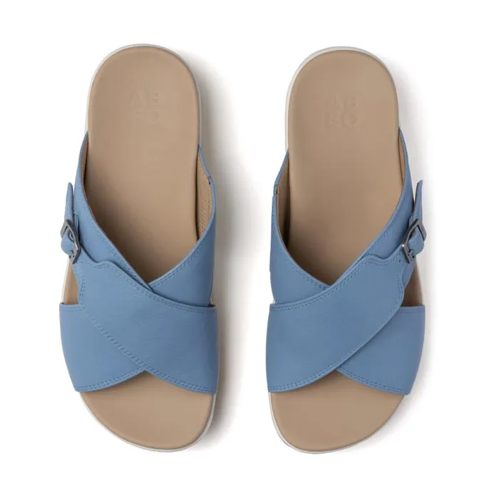 ABEO Solstice Cross Slide Blue Womens Abeo Sandals
