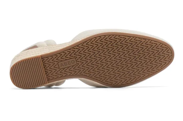 ABEO Veranda Espadrille Lace Tan Womens Abeo Dress
