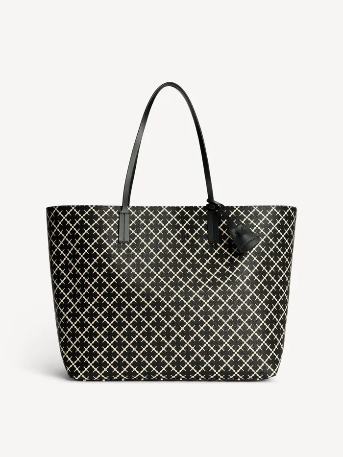 Abi Printed Tote Bag Black Women By Malene Birger Bags
