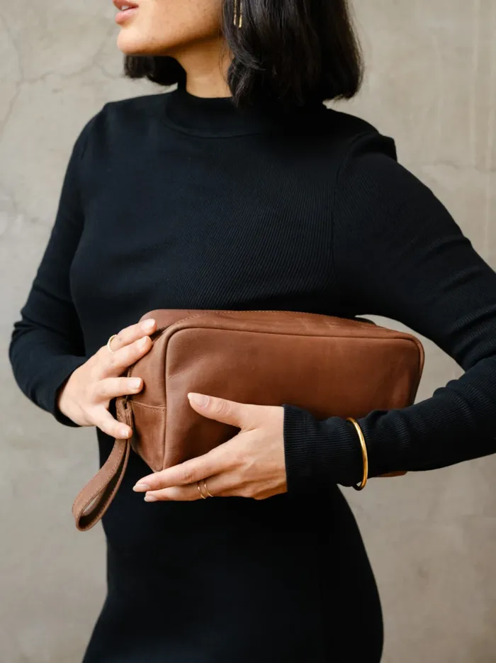 Able Belts and Accessories Women Avery Dopp Kit Black