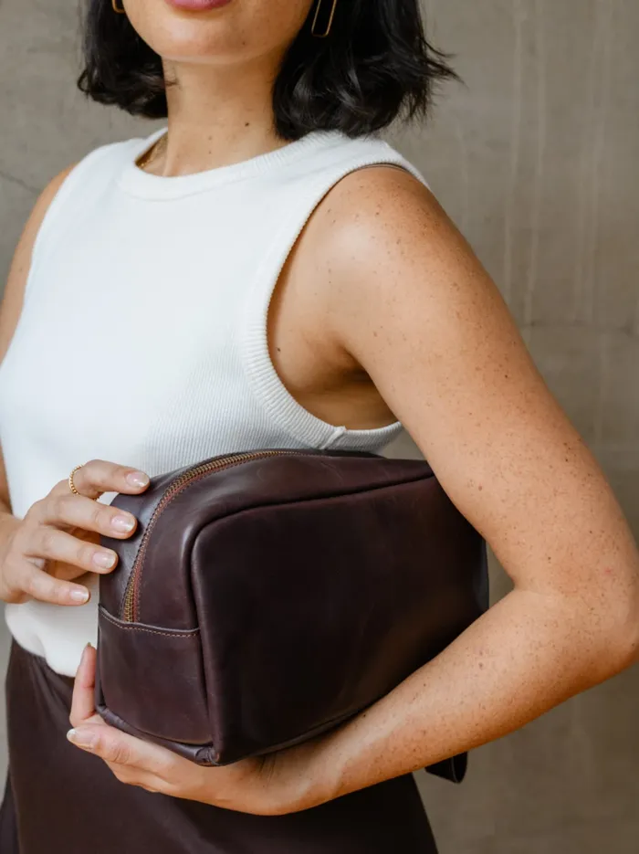 Able Belts and Accessories Women Avery Dopp Kit Black
